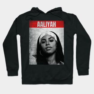 Aaliyah urban bw Hoodie